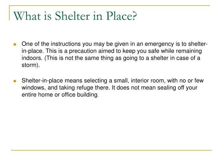 PPT Shelter in Place PowerPoint Presentation ID577850