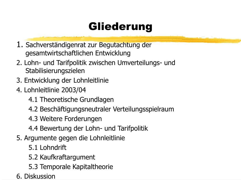PPT Gliederung PowerPoint Presentation, free download ID578291