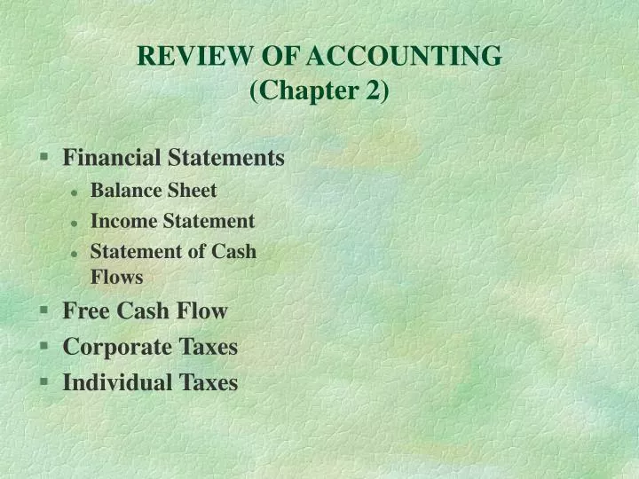 review of accounting chapter 2 n.