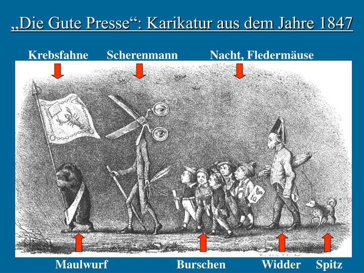 Die Gute Presse Karikatur Analyse