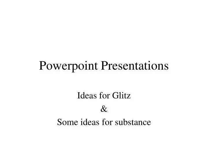powerpoint presentations n.