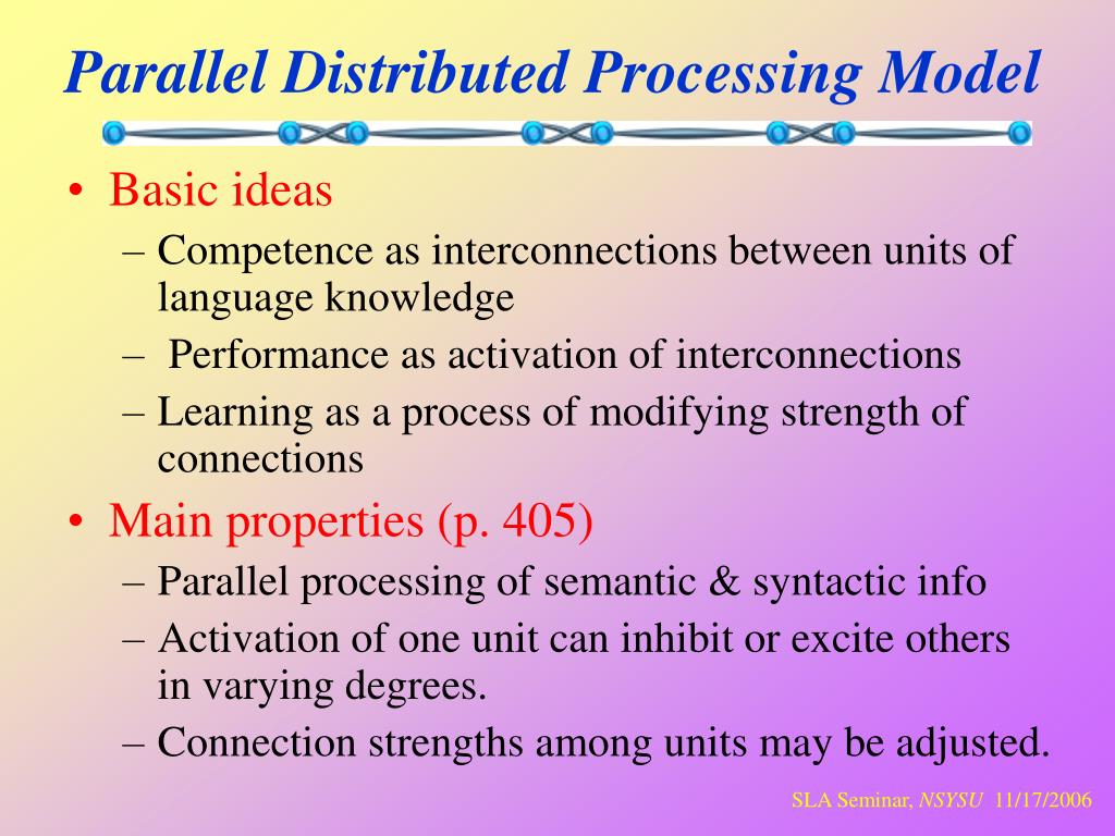 distributed parallel processing thesis