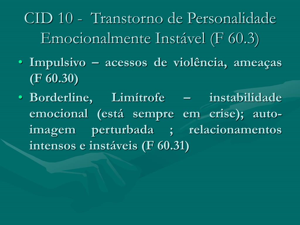 10 sintomas de transtorno de personalidade borderline!