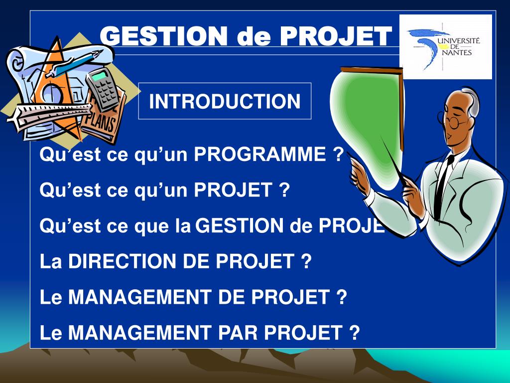 PPT  " GESTION DE PROJET " PowerPoint Presentation, free download  ID