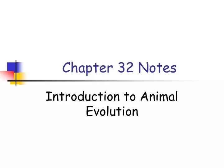 chapter 32 notes n.