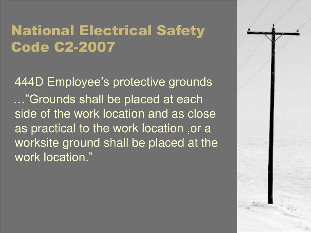 National Electrical Safety Code Free Download
