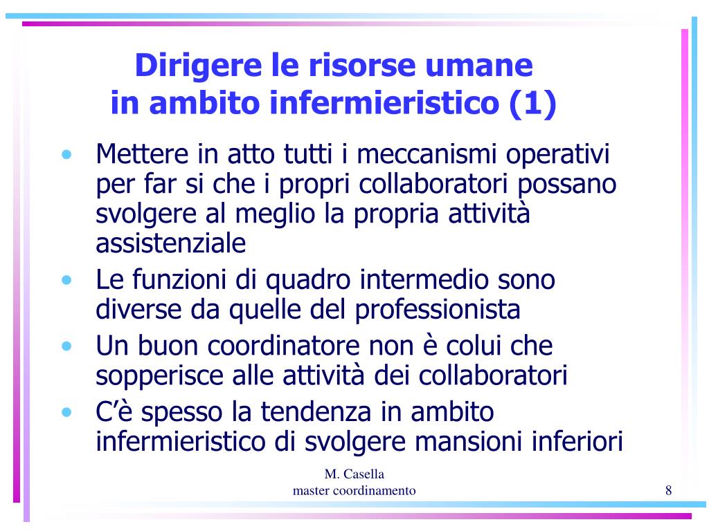 Differenza Tra Caposala E Coordinatore Infermieristico PPT - Chi è il coordinatore dell’assistenza infermieristica? PowerPoint
