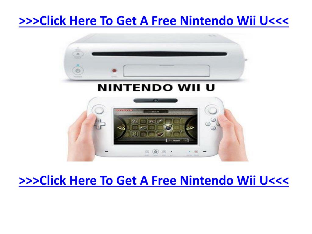 PPT - Brand New Nintendo Wii U - Get Your Hands On Your Cost-free PowerPoint  Presentation - ID:582943
