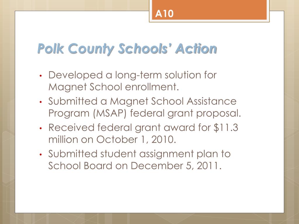 PPT Polk County Schools Enrollment Plan PowerPoint