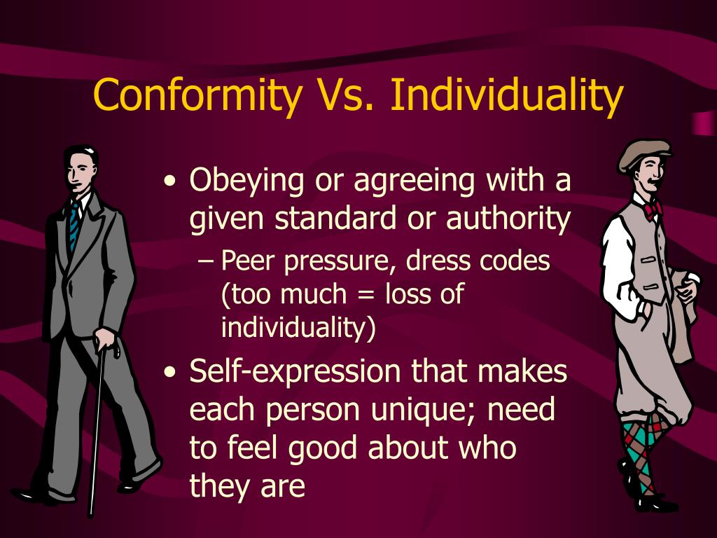 individuality and conformity