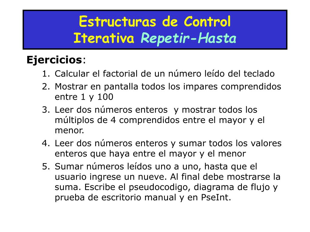 PPT - Estructuras De Control PowerPoint Presentation, Free Download ...