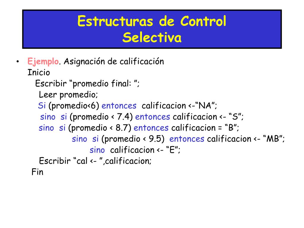 PPT - Estructuras De Control PowerPoint Presentation, Free Download ...