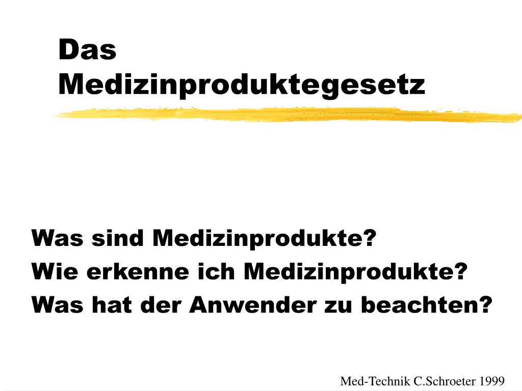 PPT Das Medizinproduktegesetz PowerPoint Presentation, free download