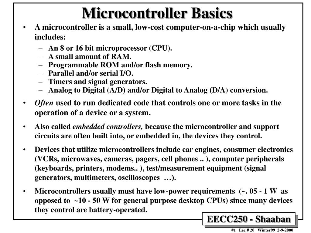 Microcontroller Basics PowerPoint Presentation, free download ... Circuit Diagram