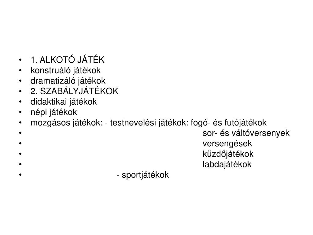 PPT - JÁTÉK PowerPoint Presentation, free download - ID:585346