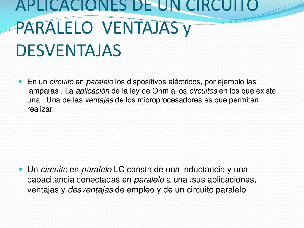 PPT - TRABAJO DE LOS CIRCUITOS PowerPoint Presentation, free download -  ID:585859