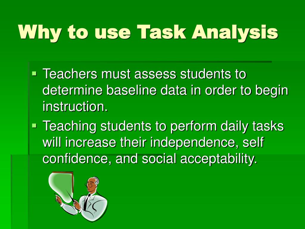 task analysis definition in education