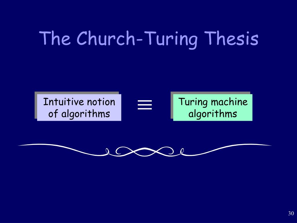 church turing thesis geeksforgeeks