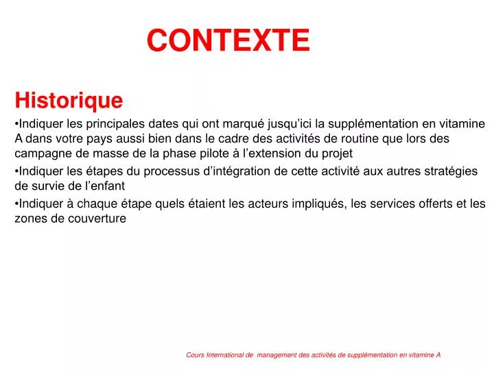 PPT - CONTEXTE PowerPoint Presentation, free download - ID:587609