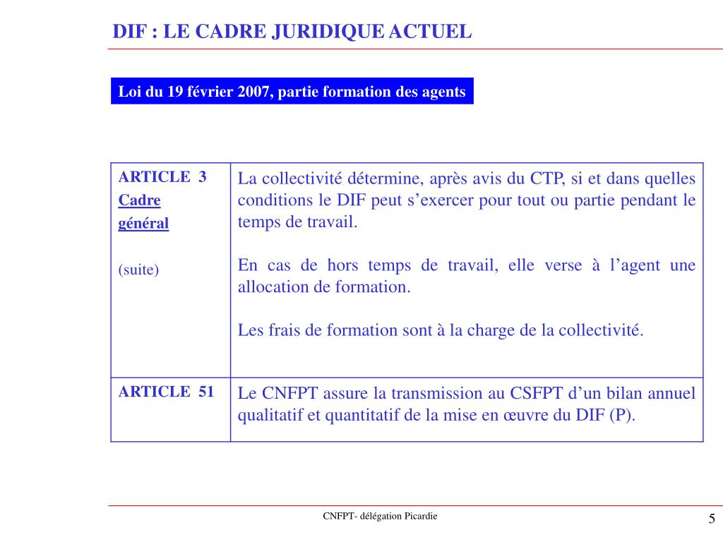 PPT - REFORME DE LA FORMATION PROFESSIONNELLE DANS LA FONCTION PUBLIQUE ...