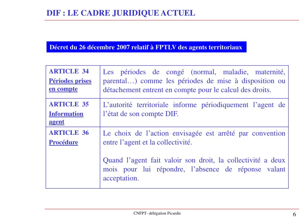 PPT - REFORME DE LA FORMATION PROFESSIONNELLE DANS LA FONCTION PUBLIQUE ...