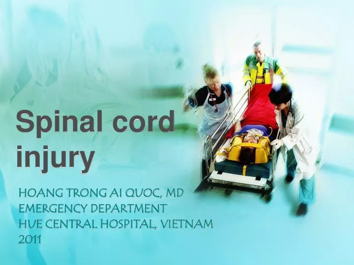 spinal cord injury n.