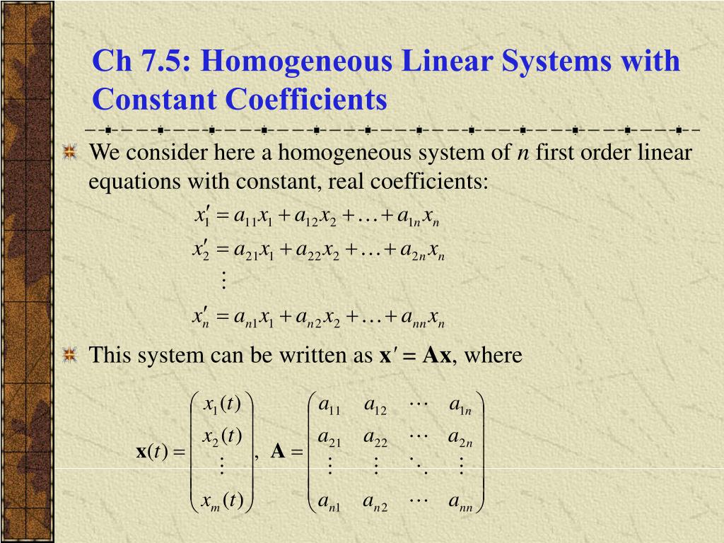 Linear перевод. Homogeneous System. Homogeneous Linear equations. Homogeneous System of Linear equations. Non-homogeneous.