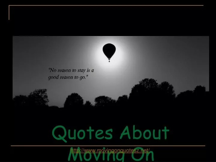 quotes about moving on n.