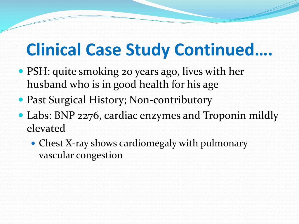 Medical case study help