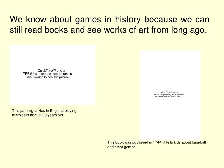 Books About What Games People Played Long Ago Kids Books About What Games People Played Long Ago Kids