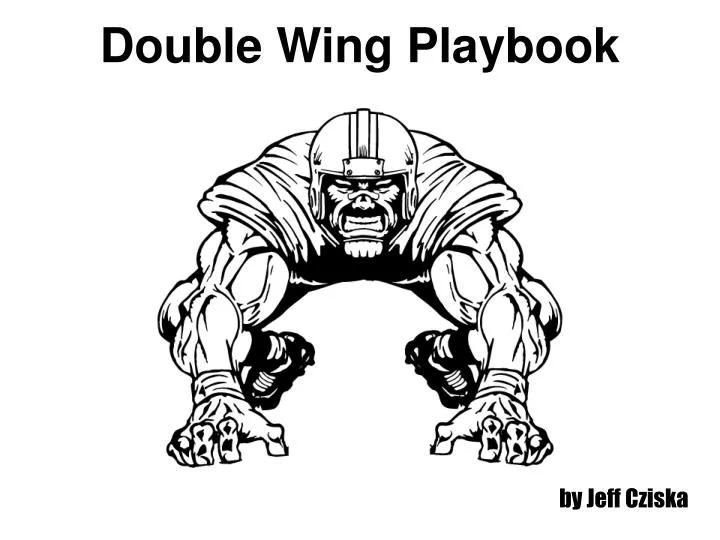 Single wing offense playbooks