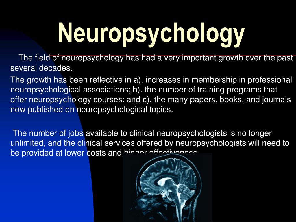 research topics for neuropsychology