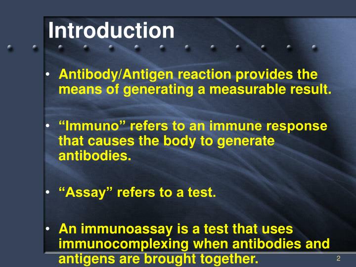 PPT Immunoassay Testing PowerPoint Presentation ID592227
