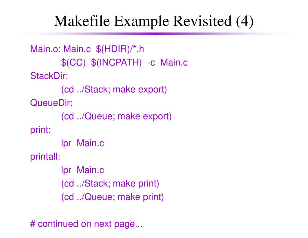 makefile variables assignment