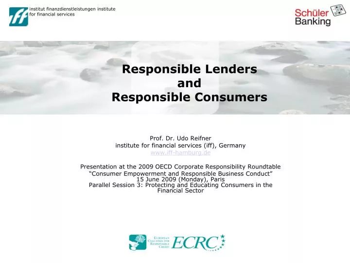 responsible lenders and responsible consumers n.