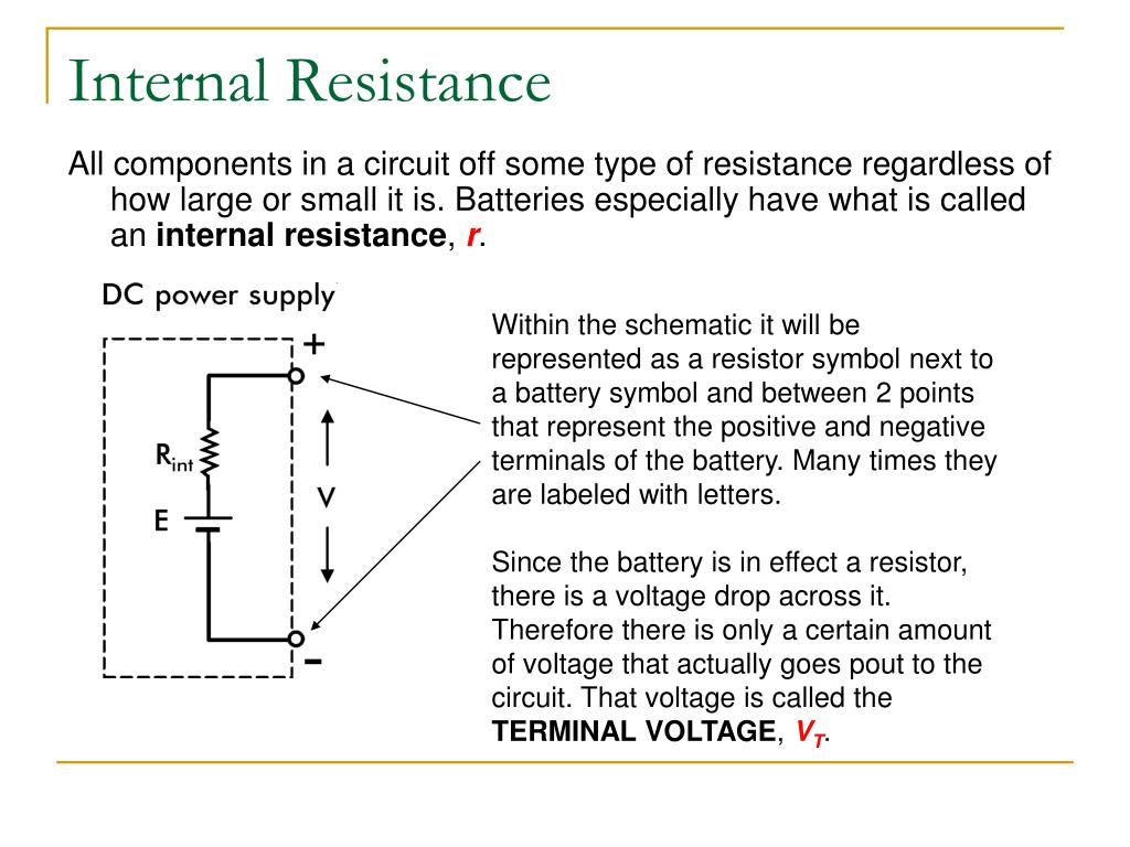 Terminal voltage. Internal Resistance. Resistance physics. Resistance in physics. Types of Resistors in a circuit.