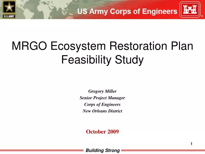mrgo ecosystem restoration plan feasibility study n.