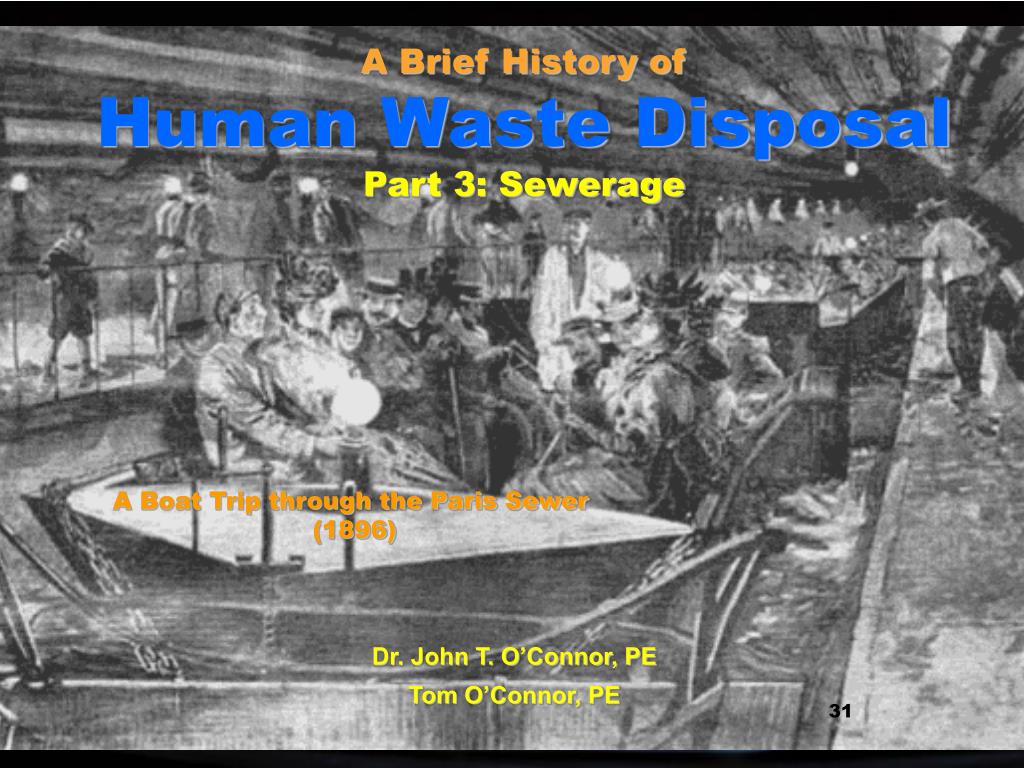 PPT A Brief History of Human Waste Disposal Part 3 Sewerage
