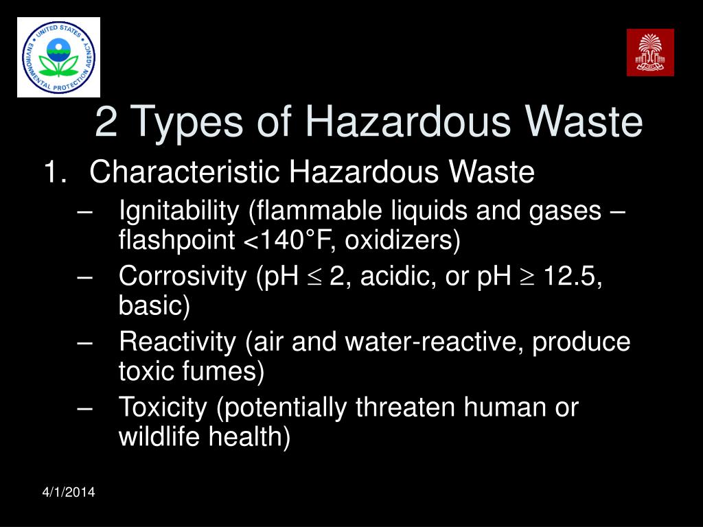 Ppt Usc Eh S Hazardous Waste Training Powerpoint Presentation Id 594223
