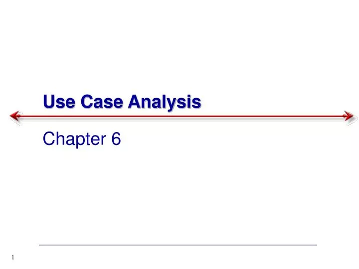 use case analysis quizlet