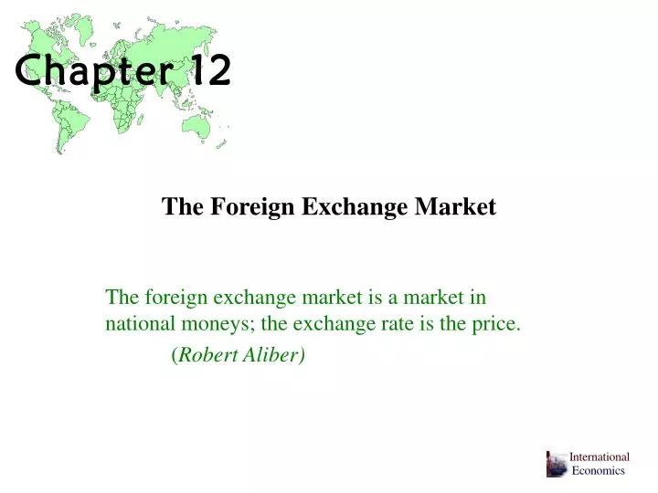 the foreign exchange market n.