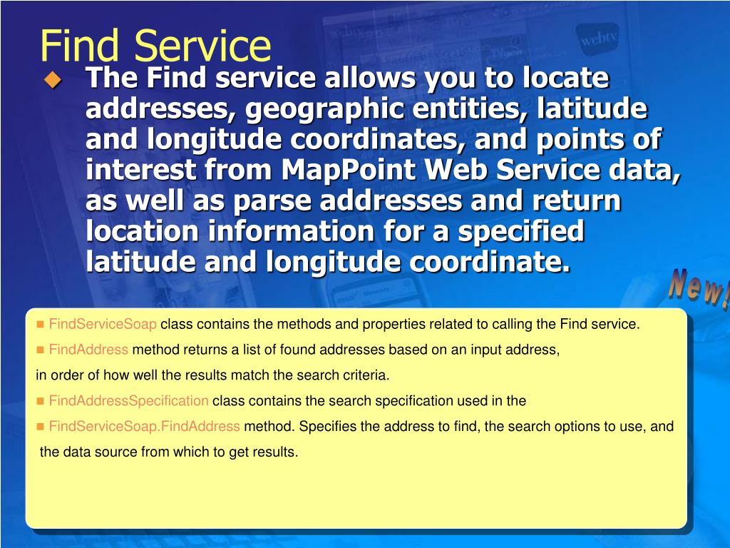 PPT Mobile Net Mappoint Service PowerPoint Presentation Free 