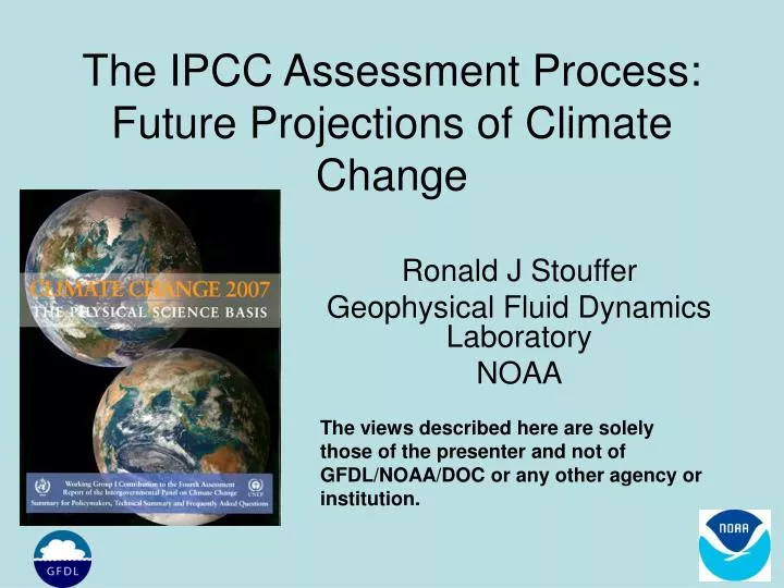 the ipcc assessment process future projections of climate change n.