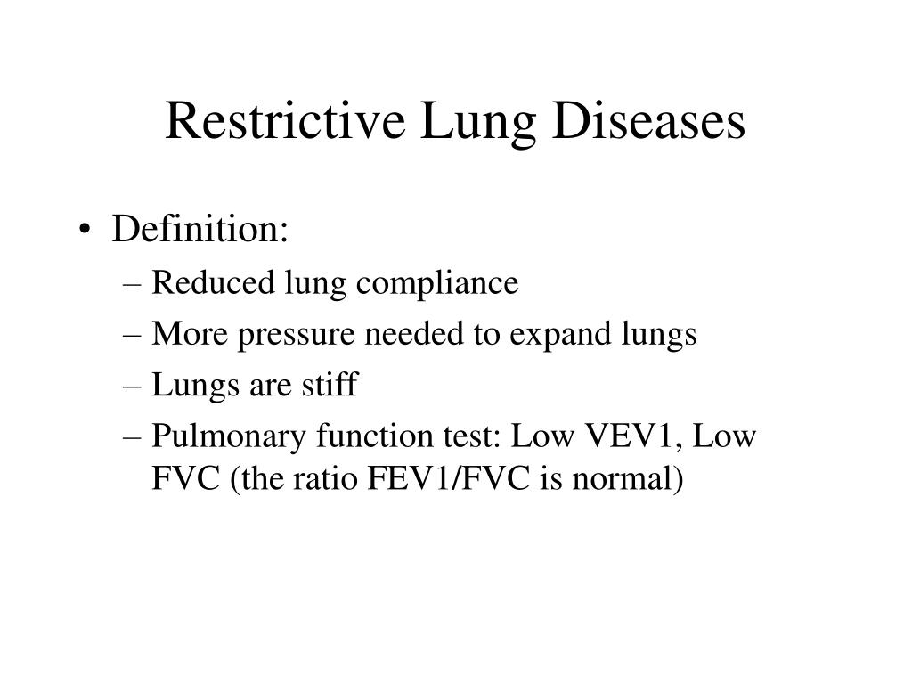 PPT - Restrictive Lung Diseases PowerPoint Presentation, free download