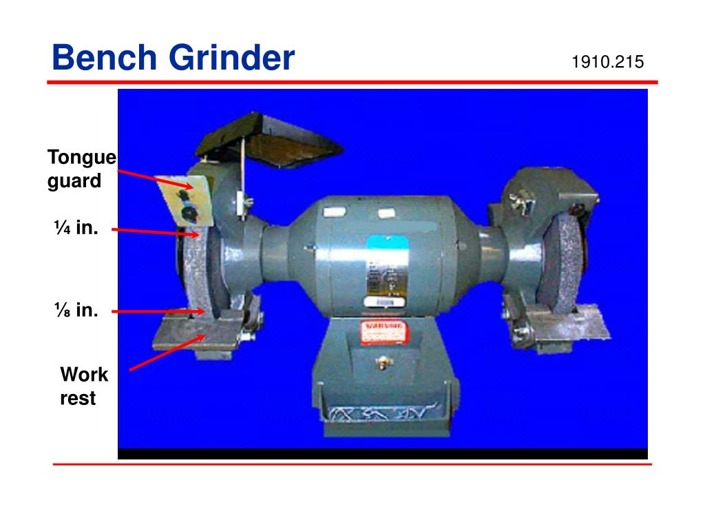 Bench Grinder Tongue Guard Distance at Kevin Ziegler blog