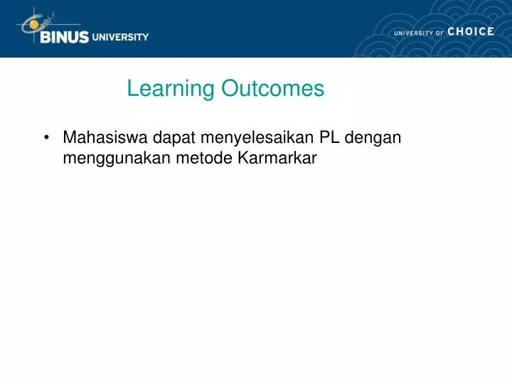 learning outcomes n.