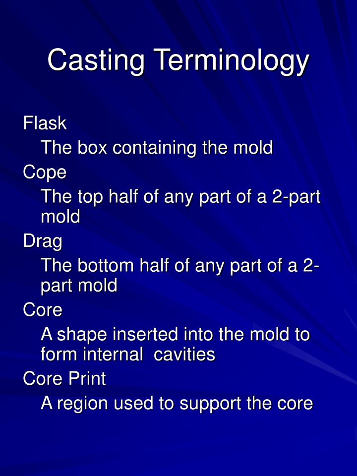 PPT Metal Casting I PowerPoint Presentation ID597235
