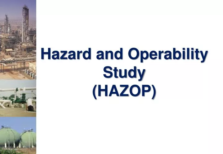 hazop study hazop study