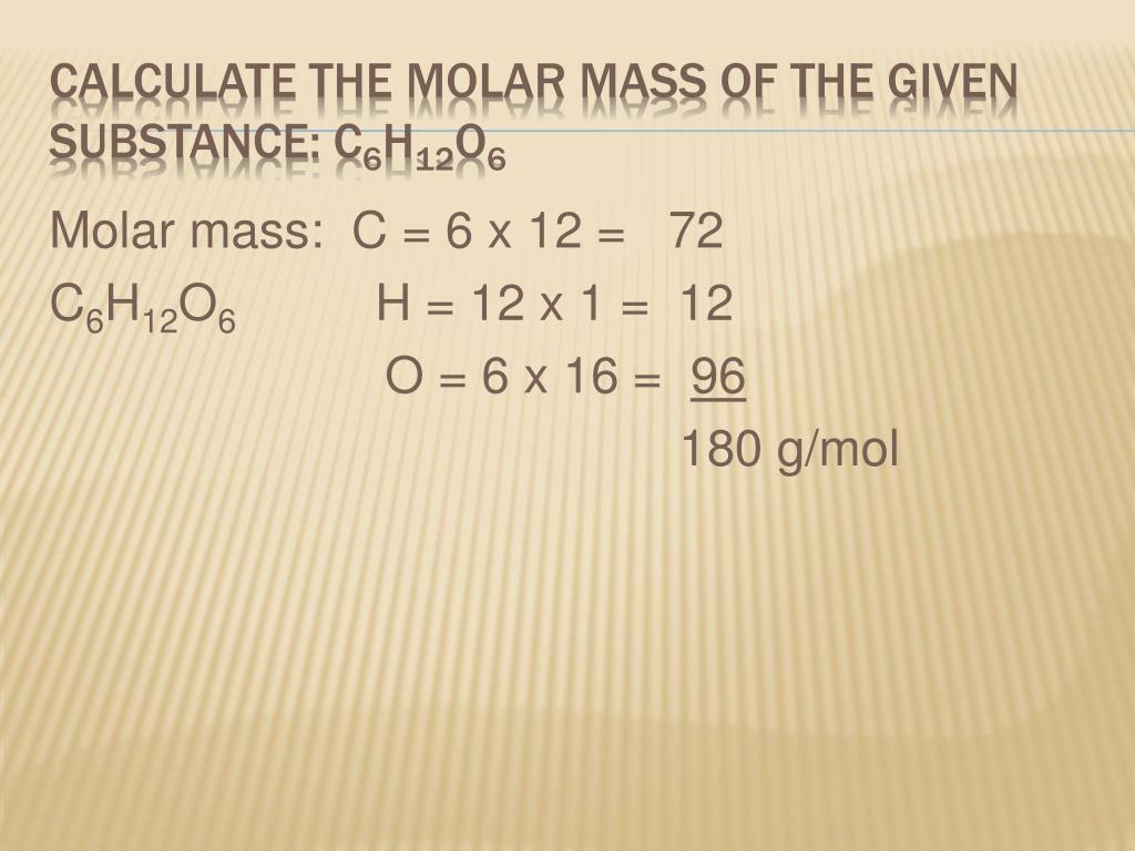 glucose molar mass glucose molar mass