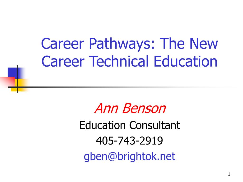 ppt career pathways the new career technical education powerpoint new career pathway